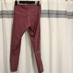 Heather red/pink Fleo leggings size medium